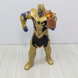 Marvel Thanos Action Figure 8" Lights Sounds 2017 Avengers